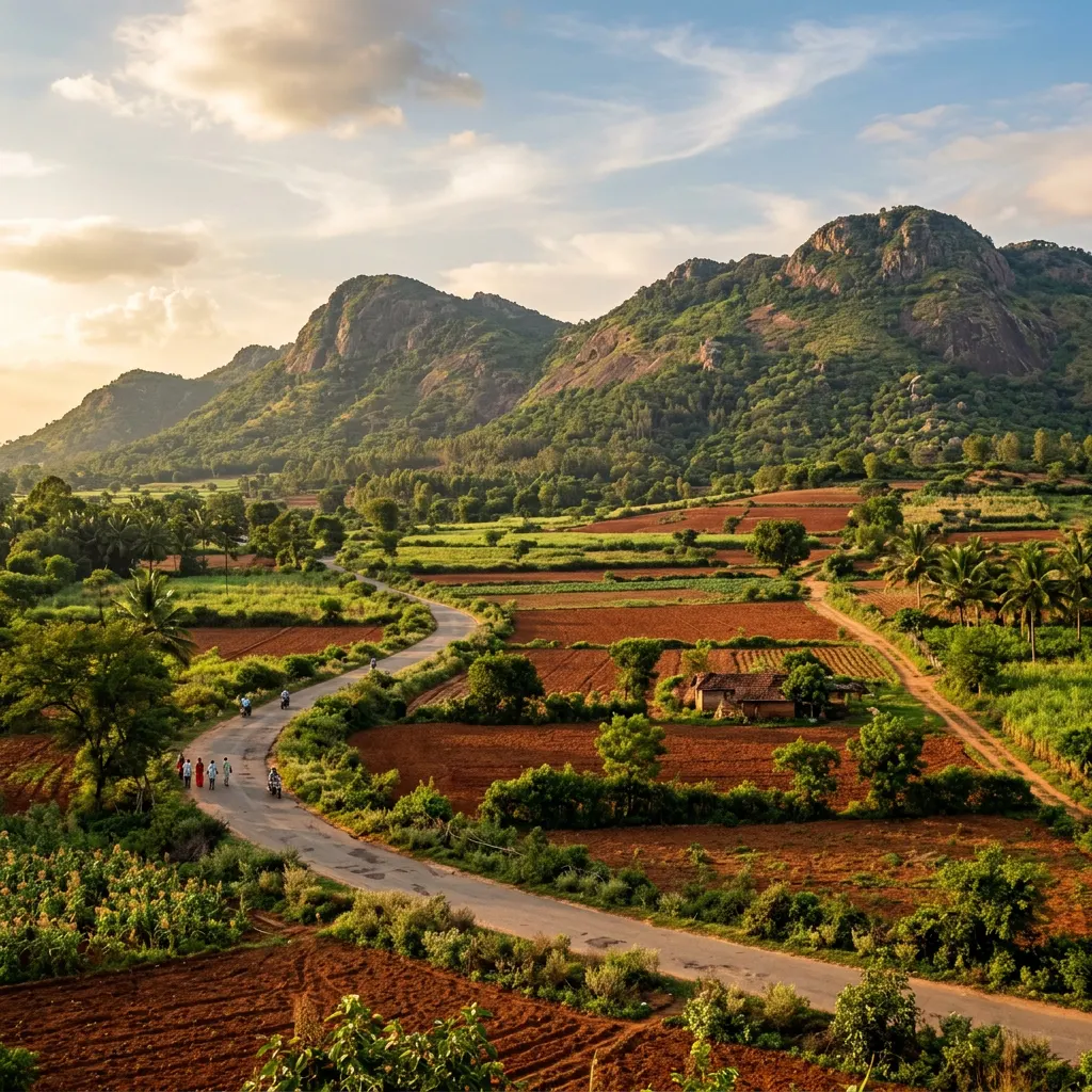 Chapparakallu Road landscape