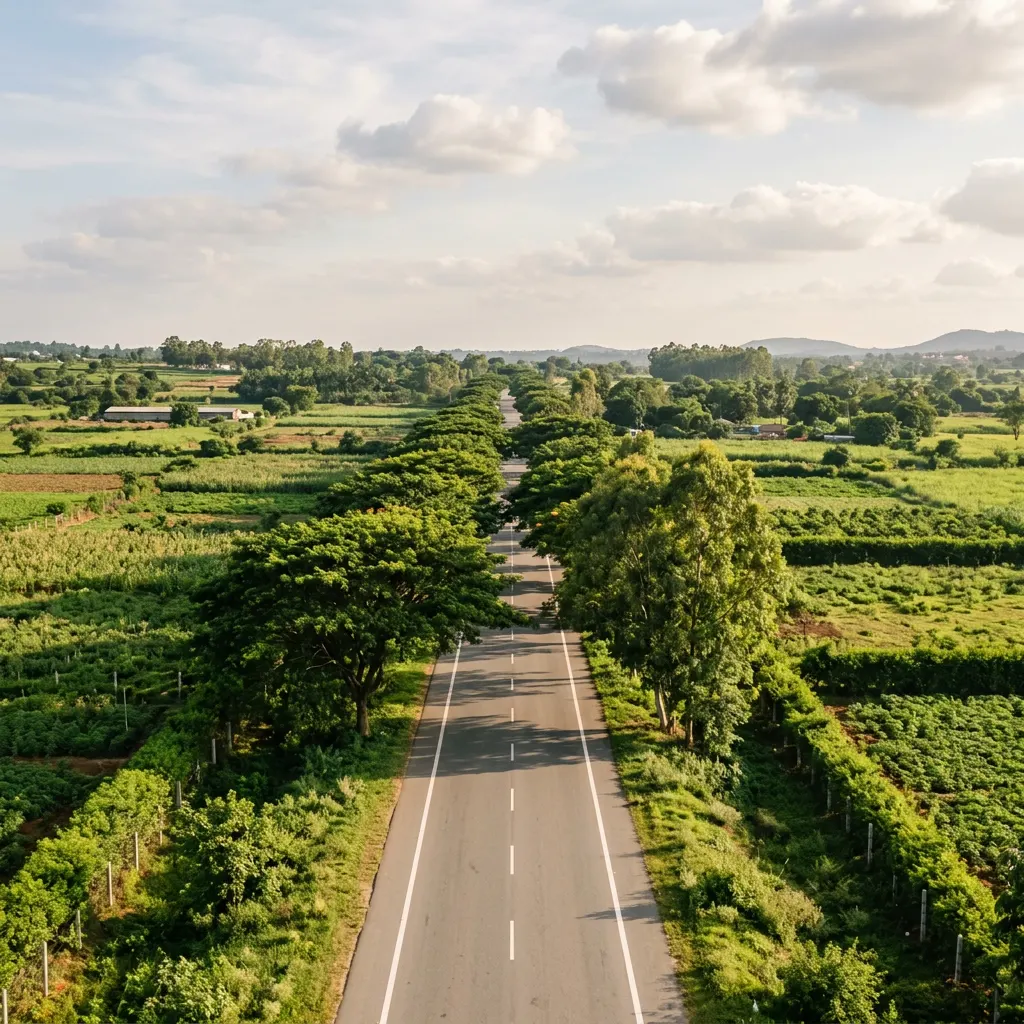 IVC Road landscape